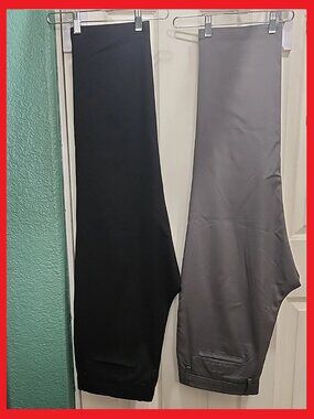 2-pieces Men's Slim Fit Dress Pants 38x28